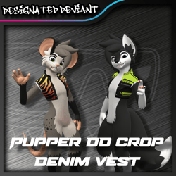 ScoutArtz Pupper 1.1 DD Crop Denim Vest