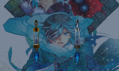 Vanitas Hourglass Earring