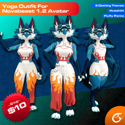 Yoga Outfit For Novabeast 1.2 | VRChat Clothing