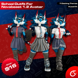 School Outfit For Novabeast 1.2 | VRChat Clothing