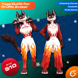 Yoga Outfit For Druffle | VRChat Clothing
