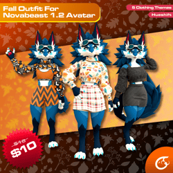Halloween Fall Outfit For Novabeast 1.2 | VRChat Clothing