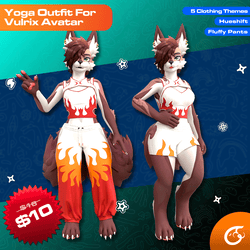 Yoga Outfit For Vulrix | VRChat Clothing