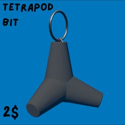 Tetrapod bit