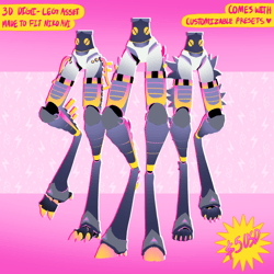 Digi Robot Legs -Panic Themed
