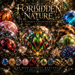 เฝเฝฒเฝเพ Forbidden Nature เฝเฝฒเฝเพ โ Insect MatCap Collection by .Blant