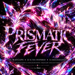 โฆ Prismatic Fever โฆ โ 22 K/DA Inspired + 13 Holographic MatCaps by .Blant