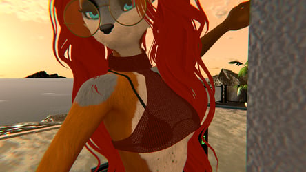 Turtleneck CropTop for Winterpaw Fem Canine