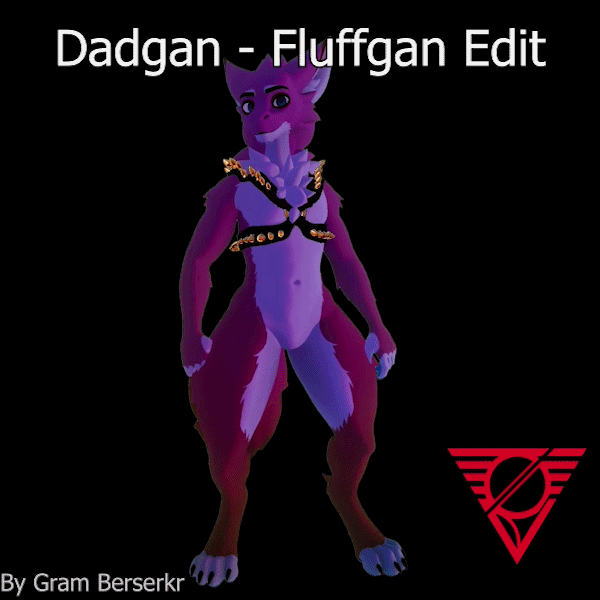 Fluffgan - Dadgan, Muscular/Musclegut Dad Edit 