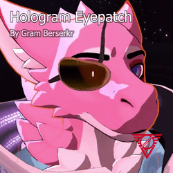 Fluffgan Hologram Eyepatch