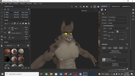 Deathclaw Papa-Gen Textures (SFW/NSFW)