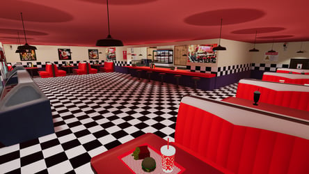 Diner World Base - Day + Night Versions (PC/Quest)