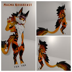Magma Novabeast - PNG Textures