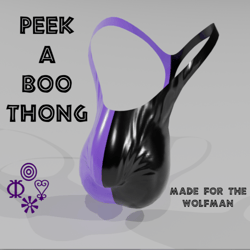 WolfMan PeekaBoo Thong
