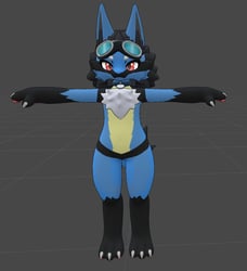 Chibi Novabeast - Lucario Texture