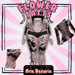 (J:)🌻 Flower Tatts | Vrbase Egirl