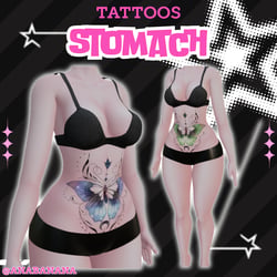(J:)π¦ Stomach Tatts | Vrbase Egirl