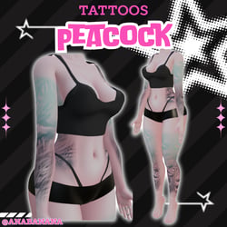 (J:)π¦ Peacock Tatts | Vrbase Egirl
