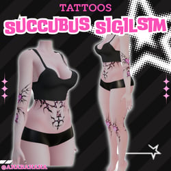 (J:)π Succubus Sigilism Tatts | Vrbase Egirl