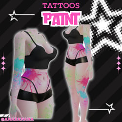 (J:)🎨 Paint Tatts | Vrbase Egirl