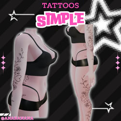(J:)🖊️ Simple Tatts | Vrbase Egirl