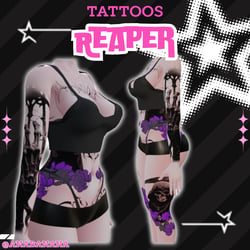 (J:)☠️ Reaper Tatts | Vrbase Egirl