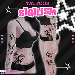 (J:)🖤 Sigilism Tatts | Vrbase Egirl