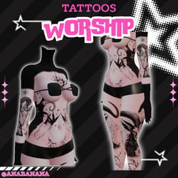 (J:)π Worship Tatts | Vrbase Egirl