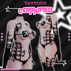 (J:)👾 Corrupted Tatts | Vrbase Egirl