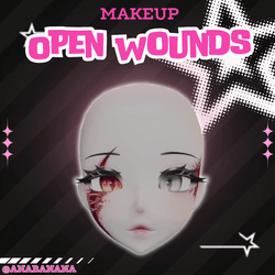 (J:)𩹠Open Wounds Makeup | Cici + Starlight