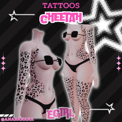 🐆 Cheetah Tatts | Egirl 