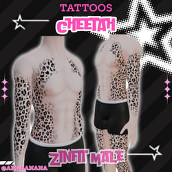 🐆 Cheetah Tatts | Zinfit Male