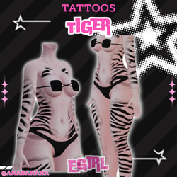 🐅 Tiger Tatts | Egirl