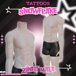 โ๏ธ Snowflake Tatts | Zinfit Male