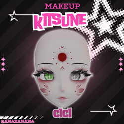 (J:) ðŠKitsune Makeup | Cici + Starlight + Kiyomi + VRB Furry