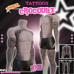 🐊 Animal Crocodile Tatts | Akii
