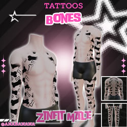 🦴 Bones Tatts | Zinfit Male