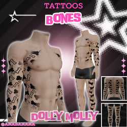 🦴 Bones Tatts | Dolly Molly