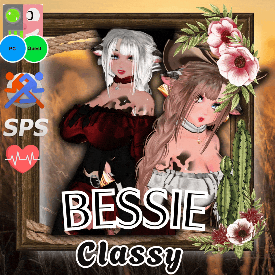 (J) : 🐄 Bessie: Classy | Vrcft + Pc + Quest + MMD