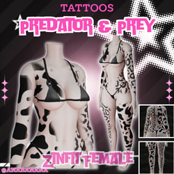 π Predator & Prey Tatts | Zinfit Female