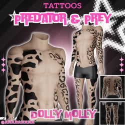 😇 Predator & Prey Tatts | Dolly Molly