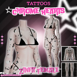 🤍 Chrome Hearts Tatts | Zinfit Female