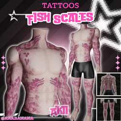 🐠 Fish Scales Tatts | Akii