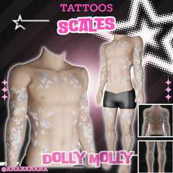 🐟 Scales Tatts | Dolly Molly