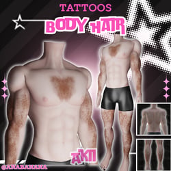 💈 Body Hair Tatts | Akii