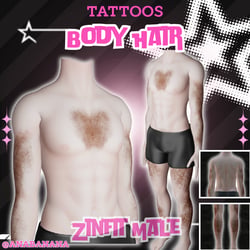 💈 Body Hair Tatts | Zinfit Male