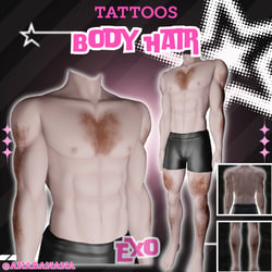 💈 Body Hair Tatts | Exo
