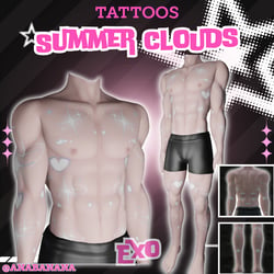 ☁️ Summer Clouds Tatts | Exo