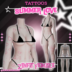❤️ Summer Love Tatts | Zinfit Female