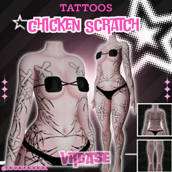 🐔 Chicken Scratch Tatts | Vrbase